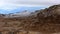 Steaming ground from geothermal activities in Iceland