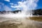 Steaming lake in Waiotapu, Rotorua, New Zealand