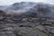 Steaming lava field Krafla volcanic area Myvatn region Northeastern Iceland Scandinavia