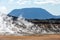 The steaming volcanic pools at Hverir, Myvatn, Nordhurland Eystra,