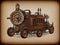 Steampunk ancient machine, Generative AI Illustration