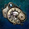 Steampunk on Blue