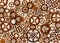 Steampunk cogs background design