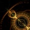 SteamPunk Fractal Background - Universe Clockwork Fractal Art