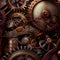 Steampunk gear mechanism