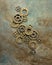 Steampunk Gears Wall Art Backround