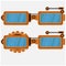 Steampunk goggles isolated on white photo-realistic vector illustration