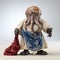 Steampunk-inspired Cthulhu In Red Towel: A Monumental Handcrafted Design