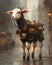 Steampunk Lamb Portrait