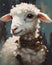 Steampunk Lamb Portrait