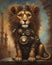 Steampunk Lion Portrait