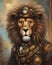 Steampunk Lion Portrait