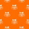 Steampunk machinery pattern vector orange