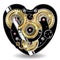 Steampunk mechanical heart