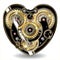 Steampunk mechanical heart