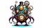 Steampunk Monster Elegance: Artful Creation