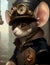 Steampunk Mouse in Oil Painting