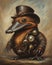 Steampunk Platypus Portrait