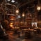 Steampunk Sanctuary: Industrial Leather Dreams