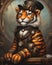 Steampunk Tiger Portrait
