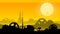 Steampunk Wasteland Video Game Background