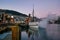 Steamship Earnslaw on Lake Wakatipu early morning