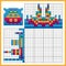 Steamship or ship. Colorful japanese crossword with answer. Color by numbers. Coloring book for kids. Nonogram. Puzzle Game for