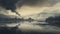 Steamy Factory Scene: Terragen-inspired Moody Tonalism In 8k Resolution