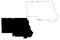 Stearns County, Minnesota U.S. county, United States of America, USA, U.S., US map vector illustration, scribble sketch Stearns