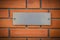 Steel or aluminum company name plate