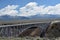 Steel Arch Bridge Spanning Across the Rio Grande Gorge