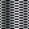 Steel background with seamless ellipse perforated carbon texture background.