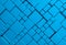 Steel blue cube mesh metal plate background