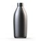 Steel Bottle Metall Flask And Cap Mockup 3d Render