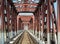 Steel bridge in Agra, India