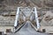 A steel bridge at Zanskar valley in Ladakh, India