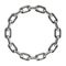 Steel chain circle