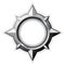 Steel Compass Rose