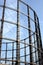 A steel frame of a Gas tower