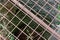 Steel grid on the castle well in castle ruins of Tempelstein in