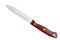 Steel kitchen knife whith wood handle