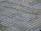 Steel mesh on concrete base