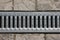 Steel metal grey galvanized zinced drainage grate of drainage c