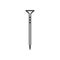 Steel nail isolated metal fastener outline icon