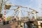 Steel old bridge of Amsterdam