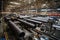 Steel pipe manufacturing by internal seam welding