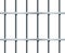 Steel Prison Bars Seamless Pattern Over White