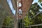 Steel scaffolding on apartment building