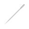 Steel sewing needle, 3d vector illustration