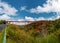 The steel structure of the Makatote viaduct in New Zealand